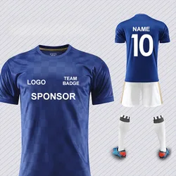 Newest Design Sublimation Printing Uniform Men  Football Jersey Shirt Soccer Wear