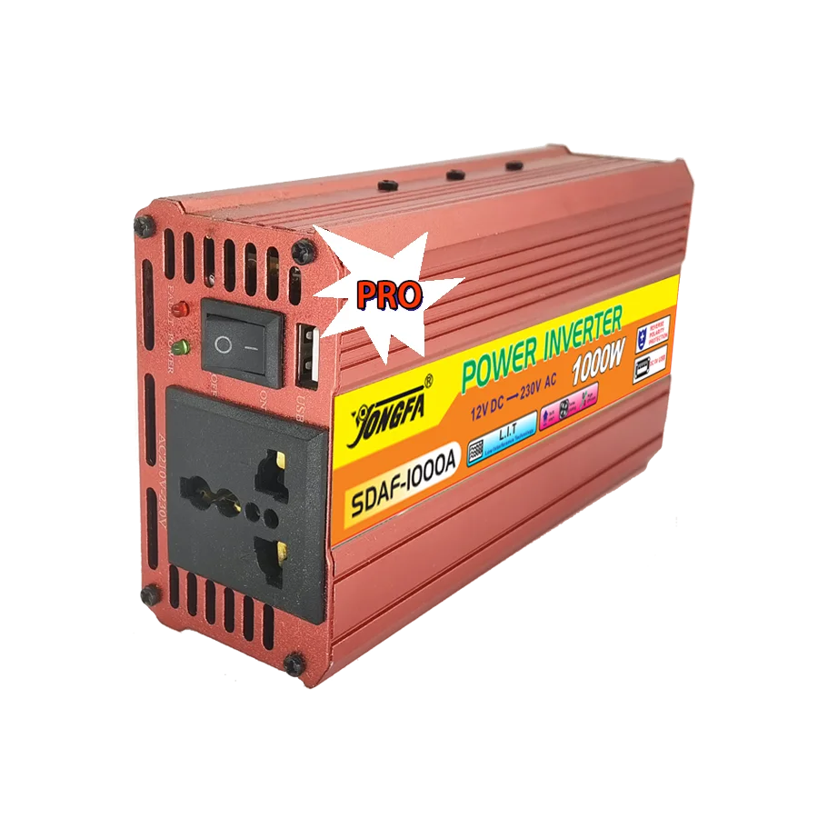 YONGFA высокое качество лучшей Заводской ценой 1000w Инвертор постоянного тока в переменный автомобильный инвертирующий усилитель мощности SDAF-1000A-a