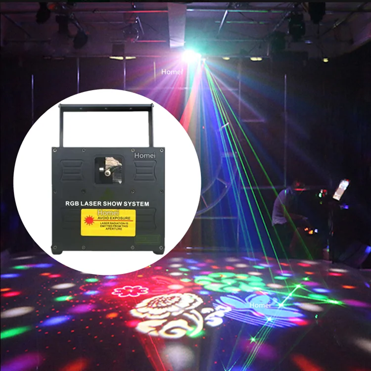 Hot selling LED laser lights   factory wholesale  3W  5W  10W  full-color laser lights nightclubs DJ s bars