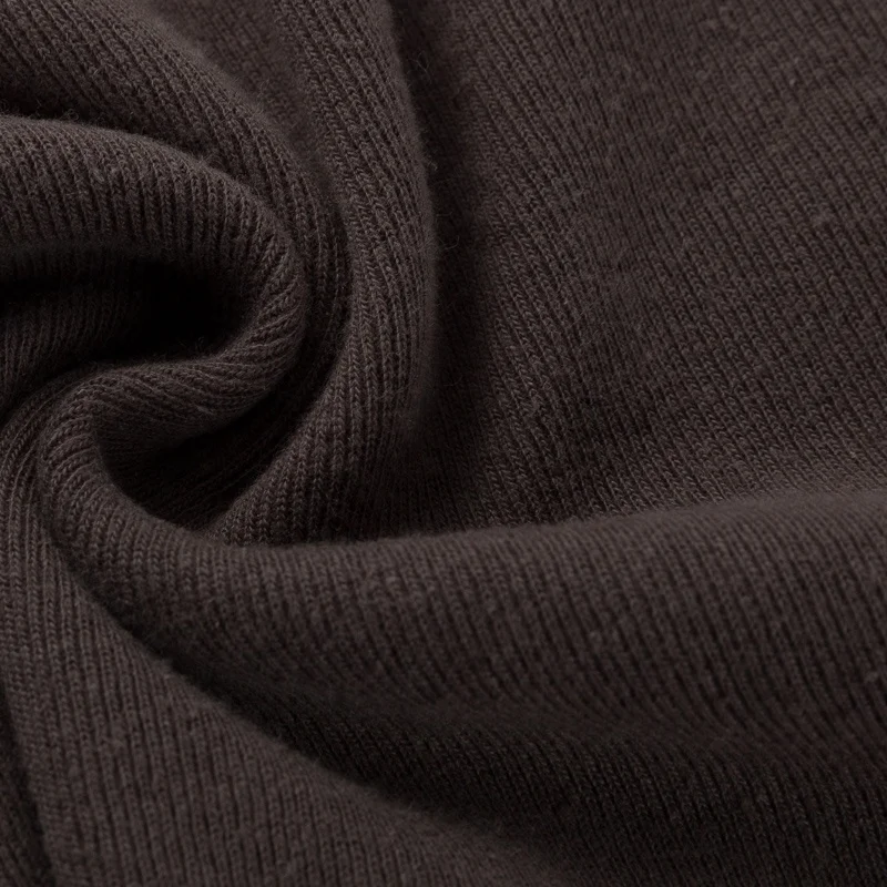 
KH017-hemp organic cotton 2*2 rib fabric 380gsm for collar sleeve hem 