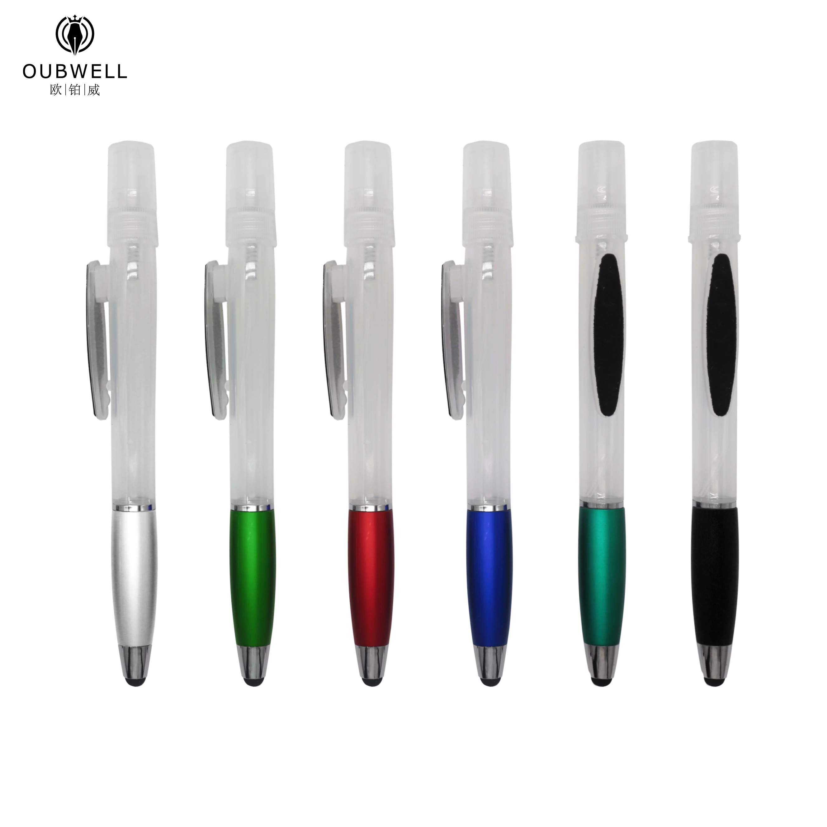 
4 in 1 multi-function pen with alcohol spray touch pen with 5ml bottle ball pen 