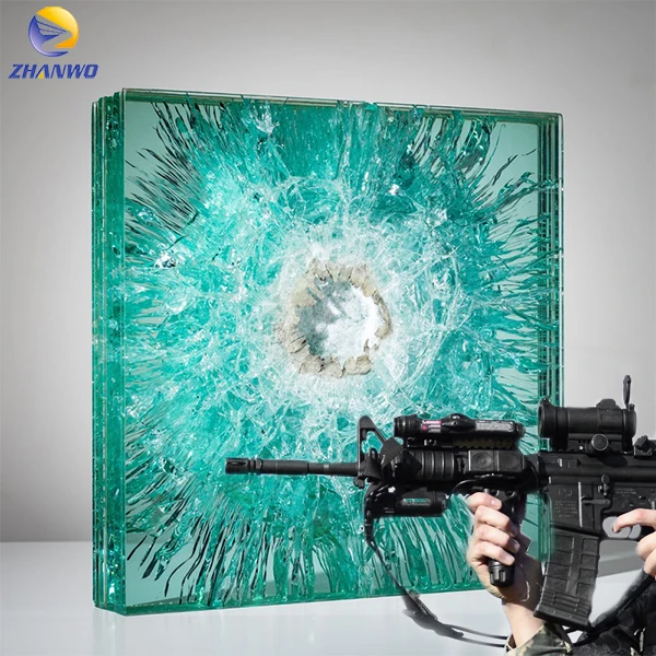 Triple Bullet Proof Glass Safety Laminated Glass For Windows