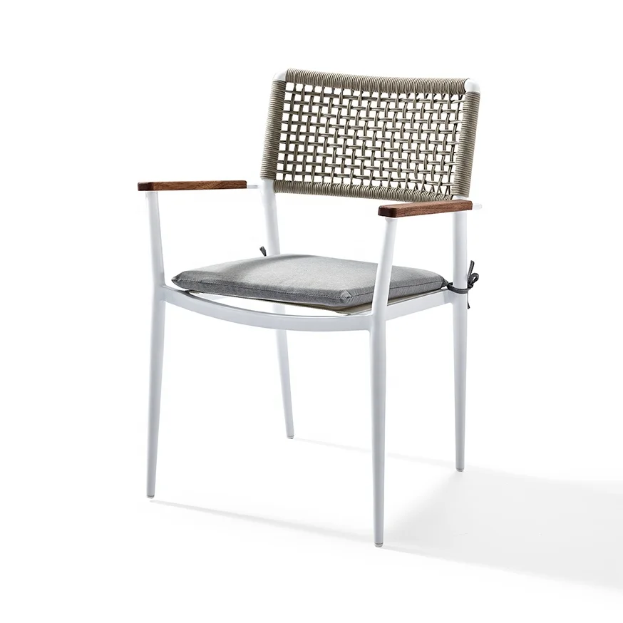 Outdoor wicker rattan weave chair outdoor furniture garden set plastic resin chair