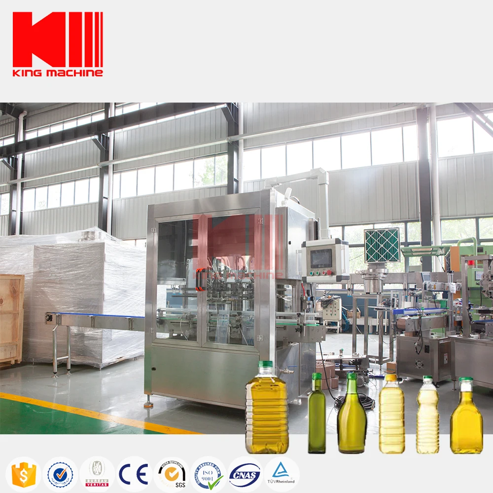 King Machine Automatic High Viscosity Edible Oil Honey Detergent Hand Sanitizer Liquid Linear Filling Machine