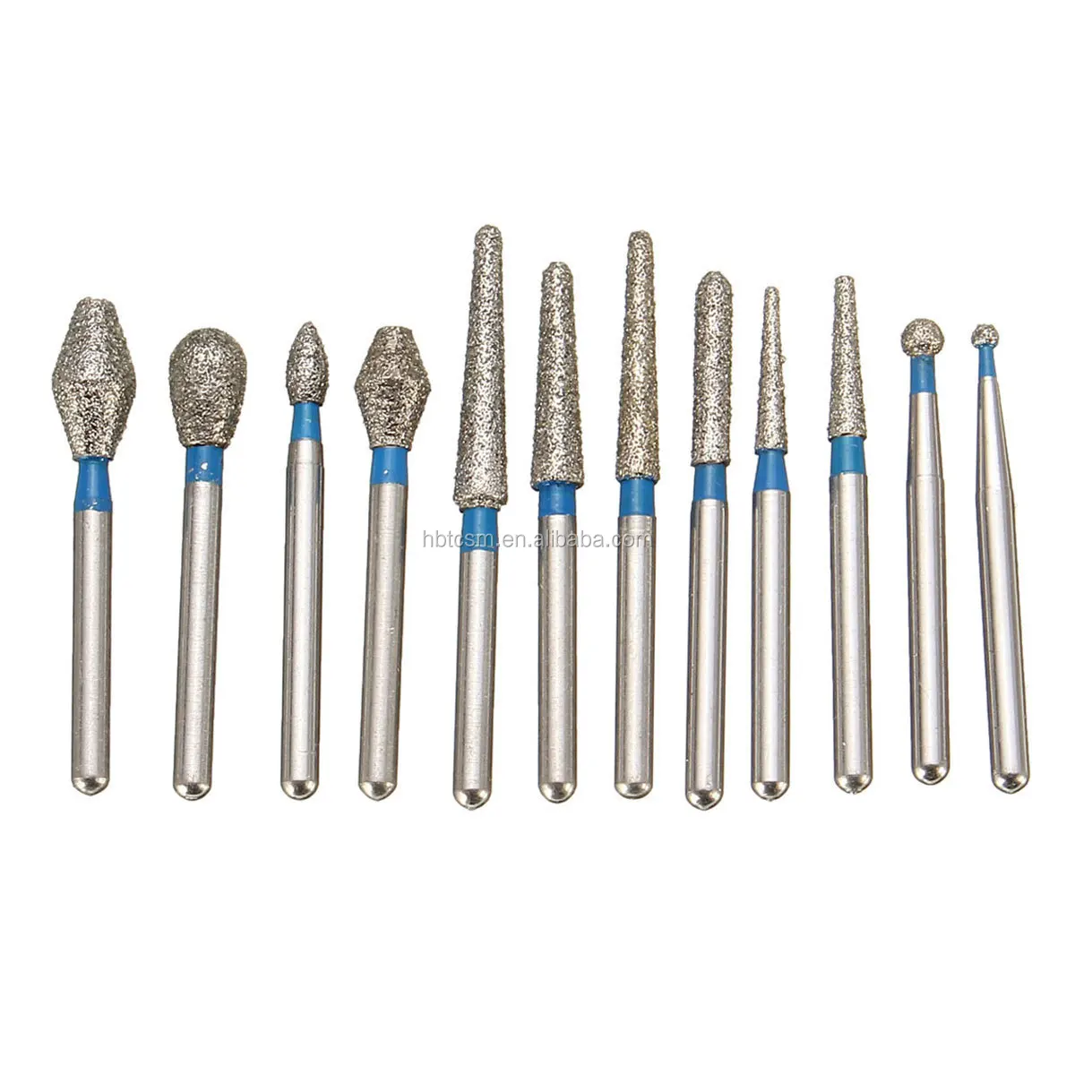 High speed double layer diamond powder all types dental diamond bur