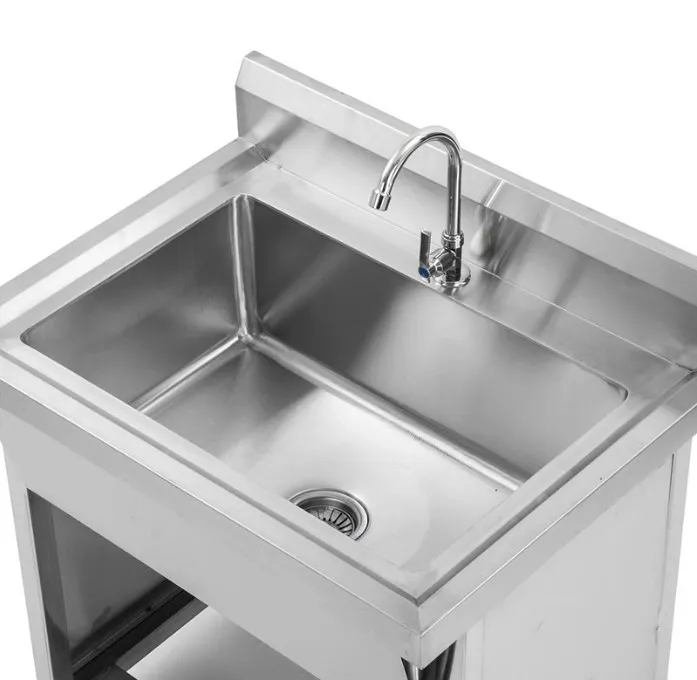Sanitary Ware Korean Kitchen Sink Wash Basin Industrial Stainless Steel Single bowl Laundry utility sink laundry tub