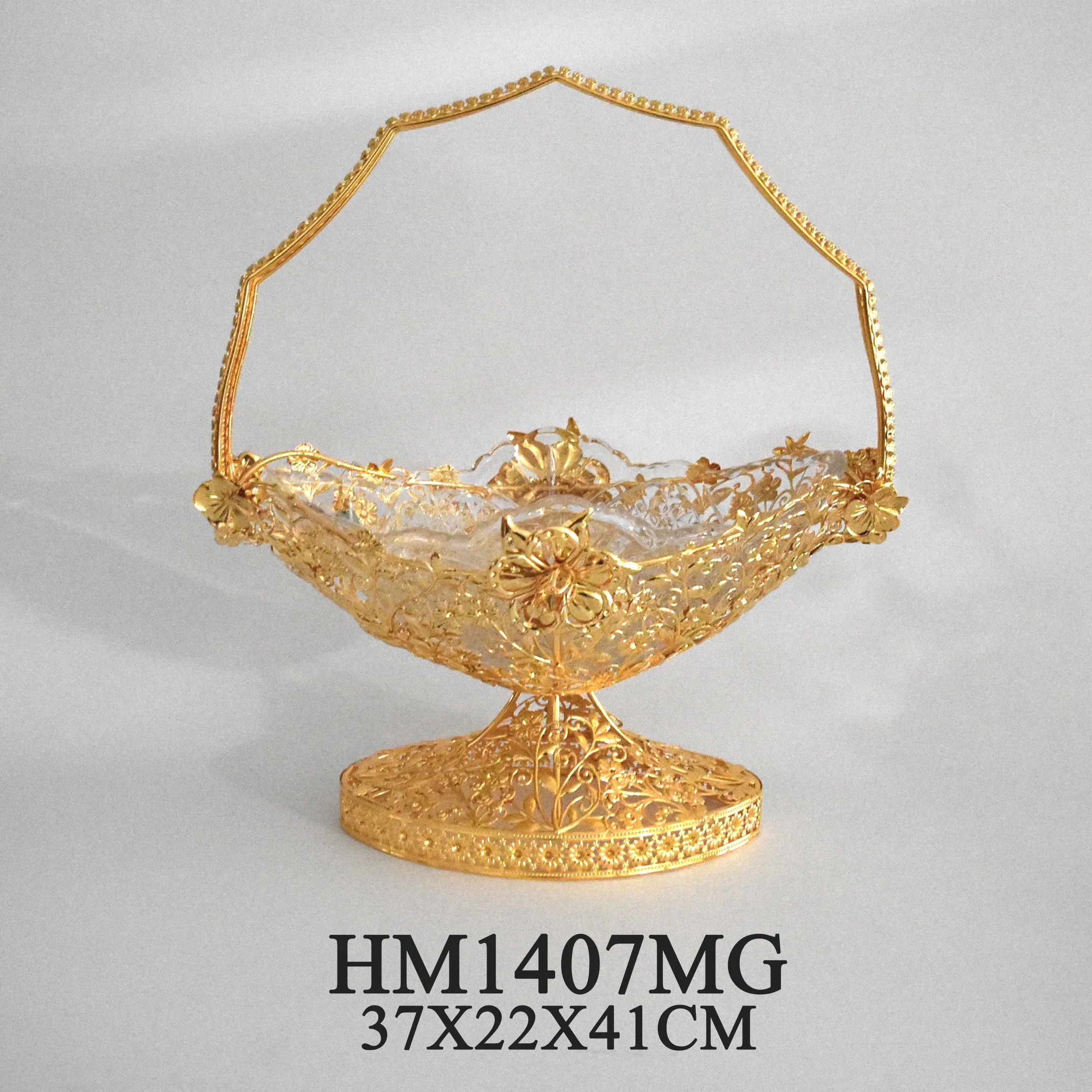 Birthday party Arabian gold cake dish wedding gift fruit platter snack basket