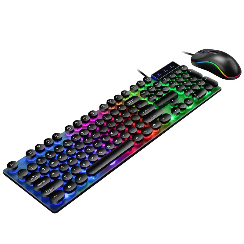 New Design Gamer RGB 104 Keys Gaming Wired Mechanical Feeling Gaming Keyboard