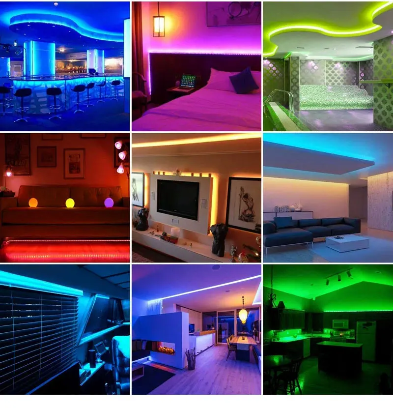 CCT zigbee RGB RGBW cob led strip light 24v 12V outdoor led strip light flexible waterproof led light strip with remote control