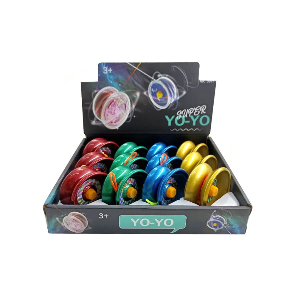 Hot sale children outdoor play game classic toy light up yoyo for kids