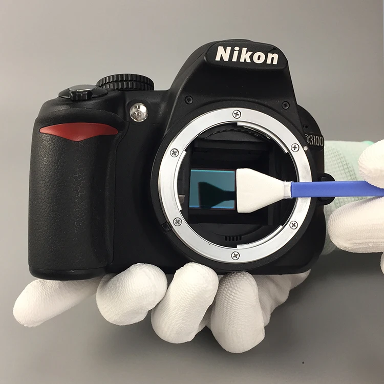 16mm Individual Pack APS-C Camera Sensor Cleaning Lint Free V Shape Head Microfiber Cleanroom Swabs