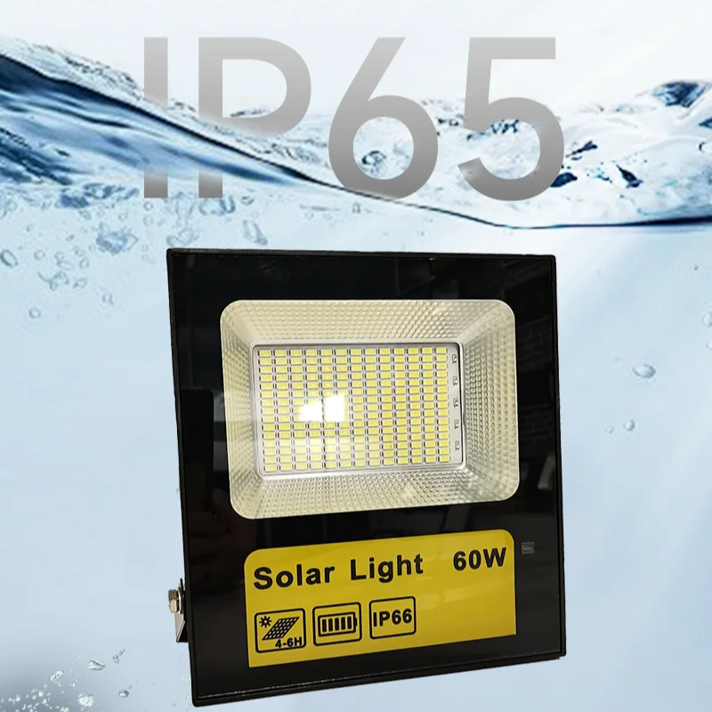 Industrial Smart Waterproof Ip65 Outdoor Solar Led Garden Solar Flood light Solar Reflector PC Housing Solar Flood Light