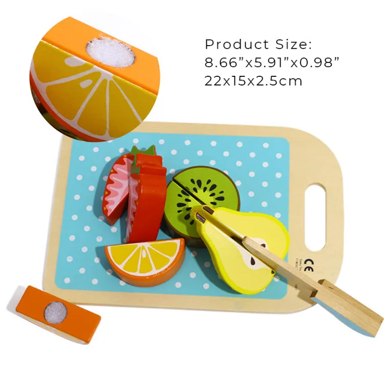 Лидер продаж 2020, деревянный детский кухонный набор, игрушка для резки фруктов, игрушка для детей