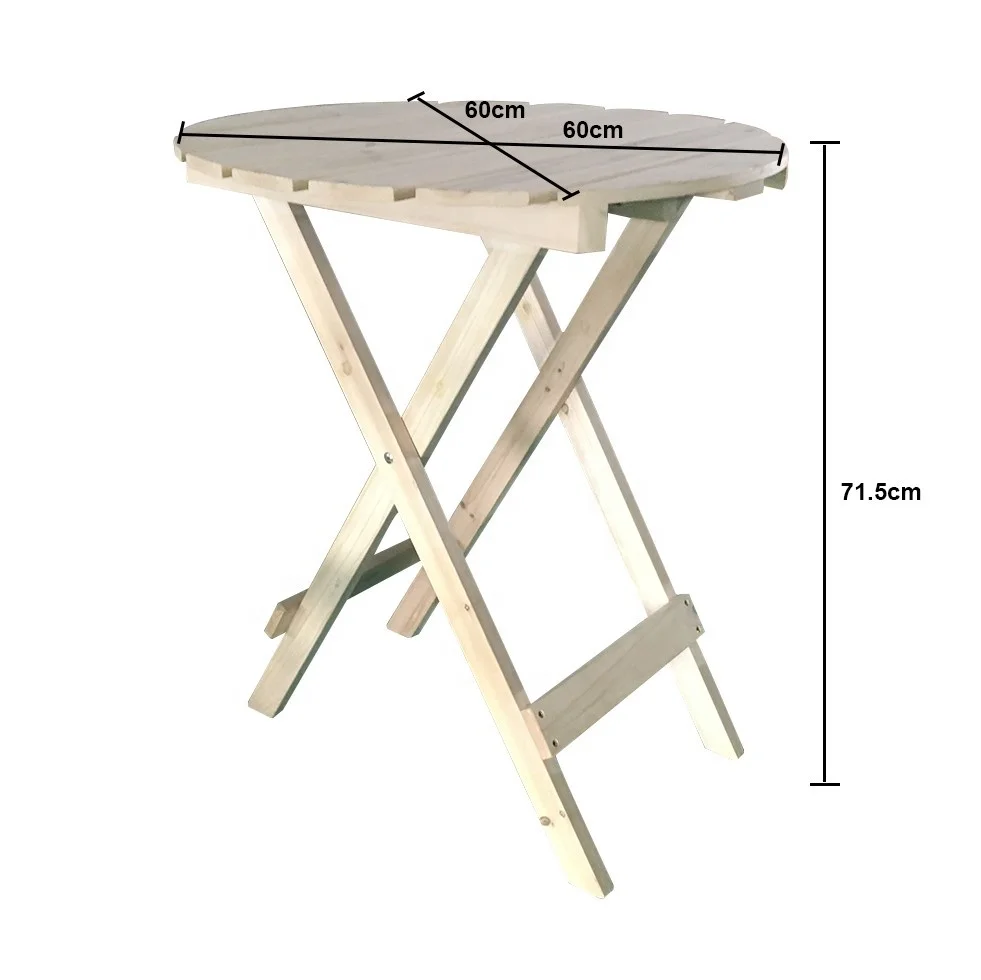 China supplier cheap wood camping picnic table low picnic table foldable wood picnic table round