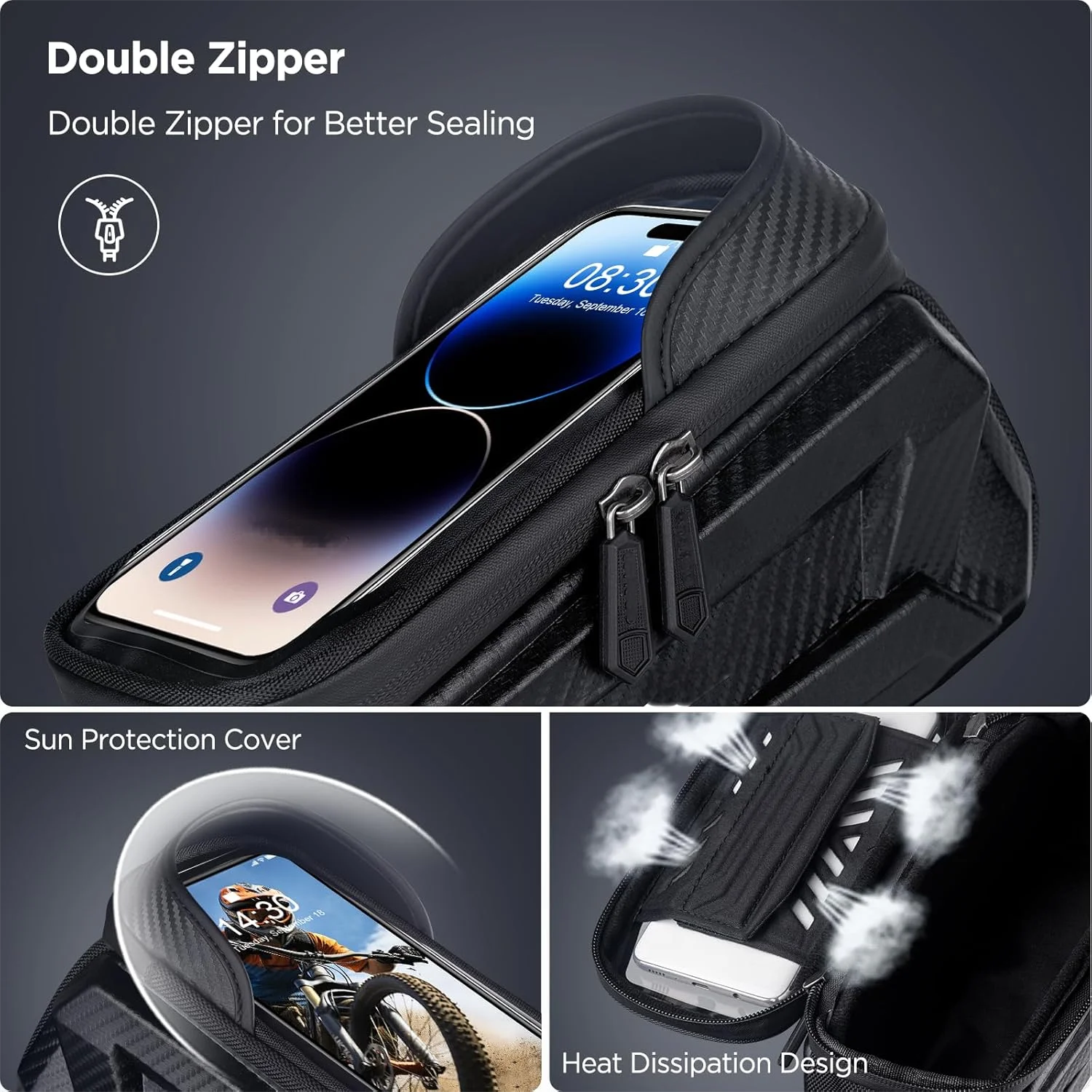 Водонепроницаемая велосипедная Рамка передняя трубка держатель телефона MTB Аксессуары для шоссейного велосипеда с удобной велосипедной сумкой