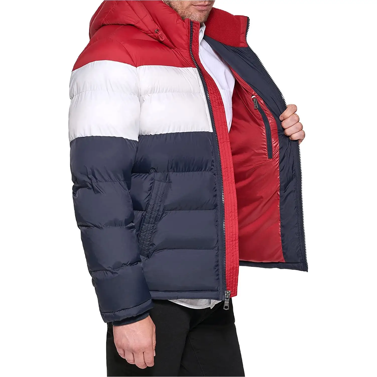Wholesale Outside Driving Moto Winter Down Man Jacket