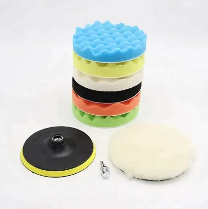 Best-selling custom heavy cutting sponge pad car foam polishing pad foam polishing pad kit for auto