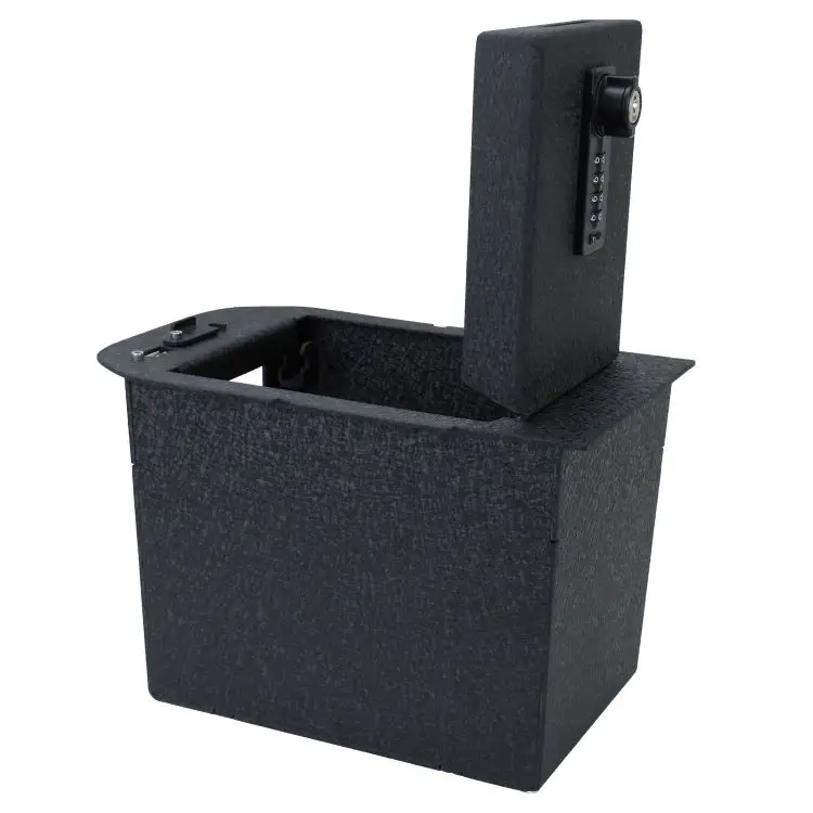 Tuojue console safe number lock box Compatible with Toyota RAV4 2021 Console storage box gun safe car console vault