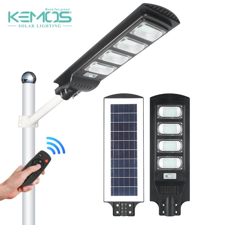 
Motion Sensor Outdoor ABS Ip65 Waterproof Integrated All In One 20w 40w 60w 90w LED Solar Street Light 