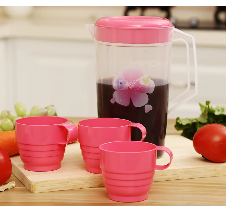 Factory stocks best selling African Drinking Pitchers Kitchenware cold insulation plastic water jugs