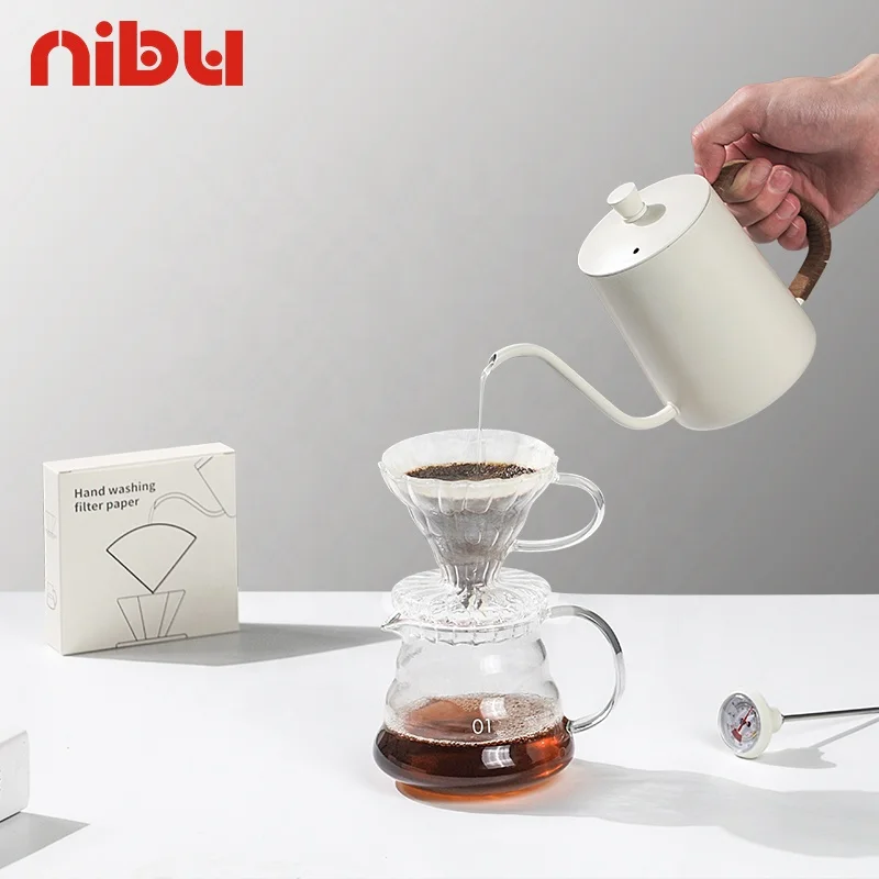 Nibu Travel Bag Pour Over Coffee Maker Set Hand Drip Kettle Coffee Kit Coffee Gift Set