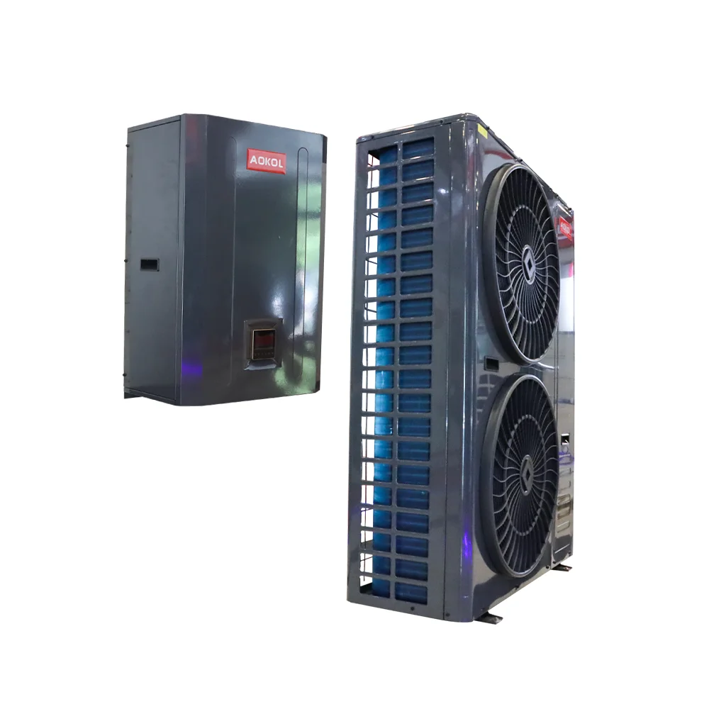 Europe A+++ Air to Water heat pumps,AOKOL manufacture R32 Split type 15kW Heat Pump,Smart Wifi inverter EVI oem heat pump heater