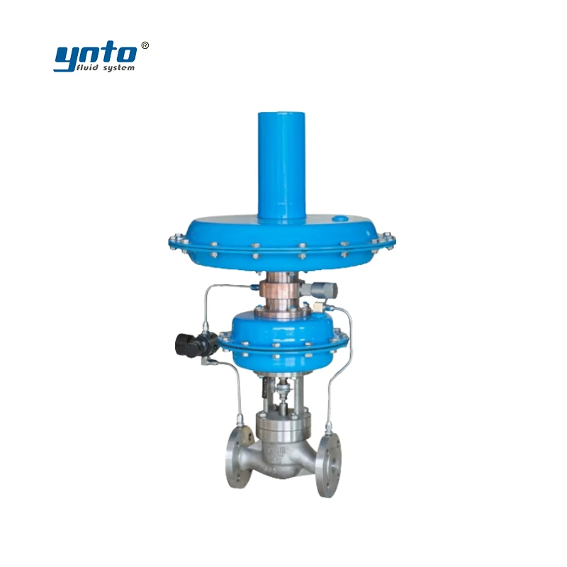 YNTO Regulating valve ZJHM Series Pneumatic actuated diaphragm type single seated control valve with Positioner Pneumatic