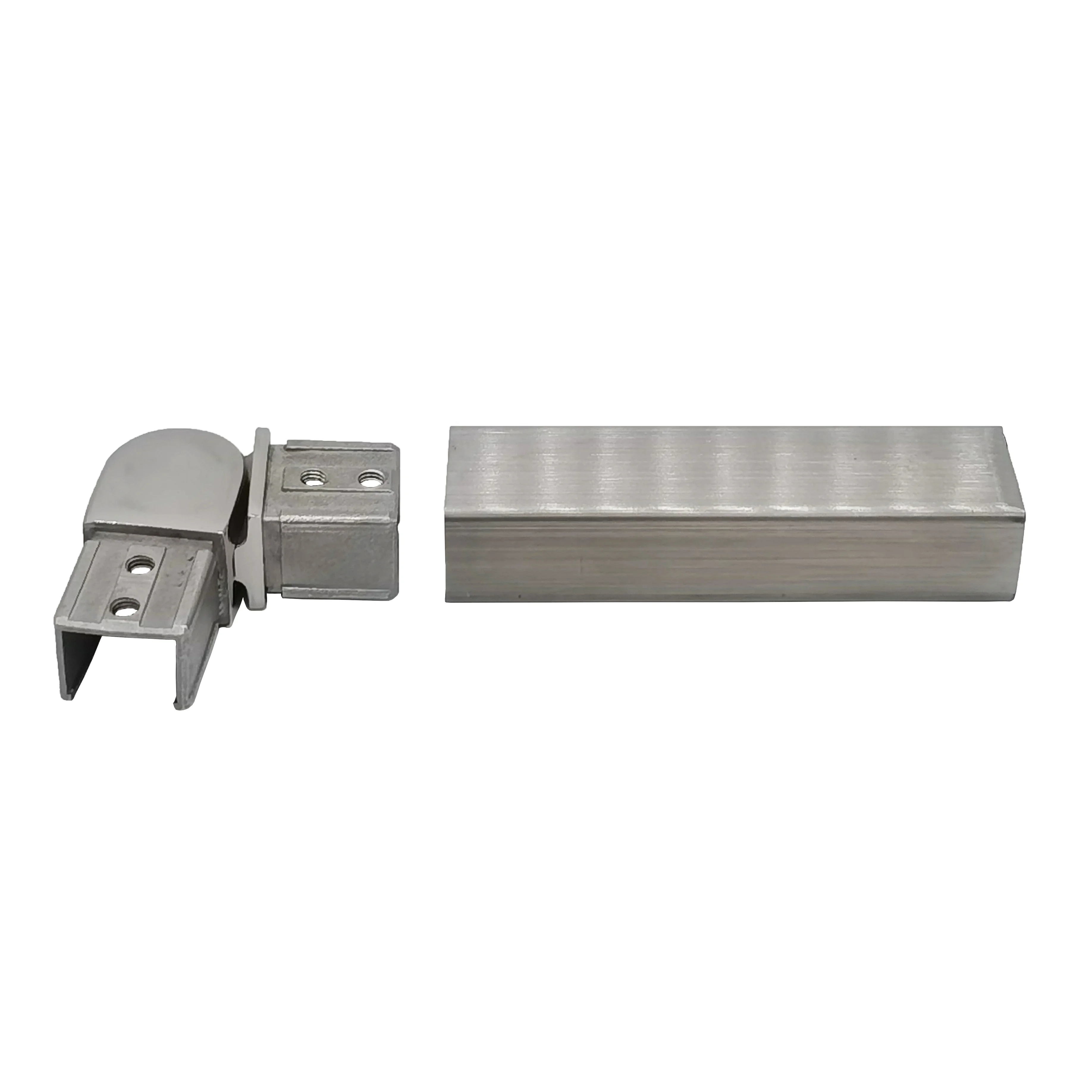 Adjustable connector joiner for 1 in square slot pipe