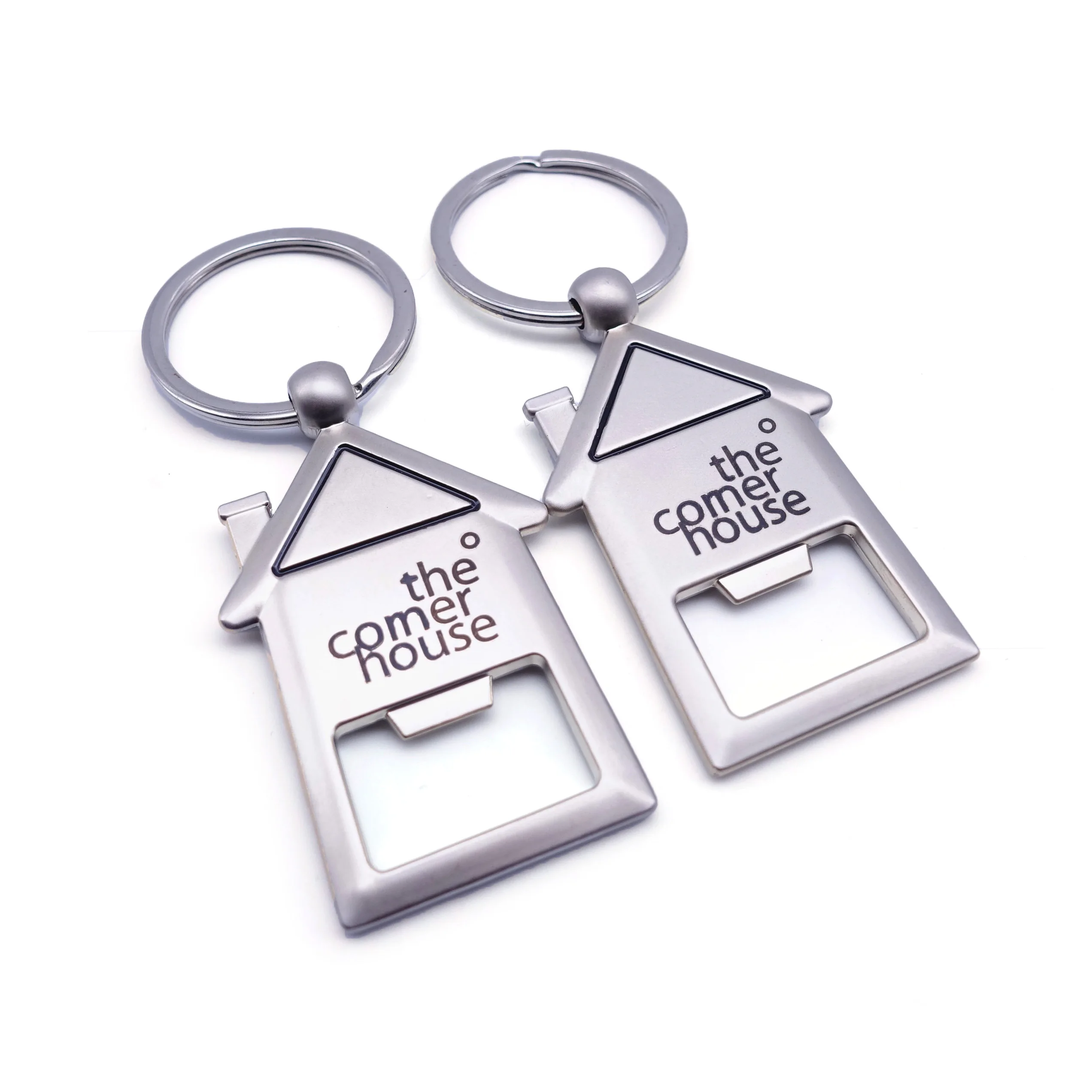 Рекламный сувенир на заказ экологически чистый Пивной инструмент из нержавеющей стали Классическая открывалка для бутылок в западном стиле