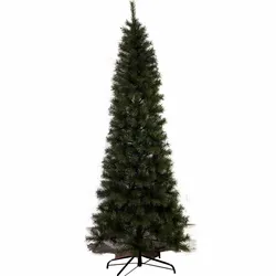 Custom Artificial Christmas trees Fake slim Pine needle Christmas pencil tree green