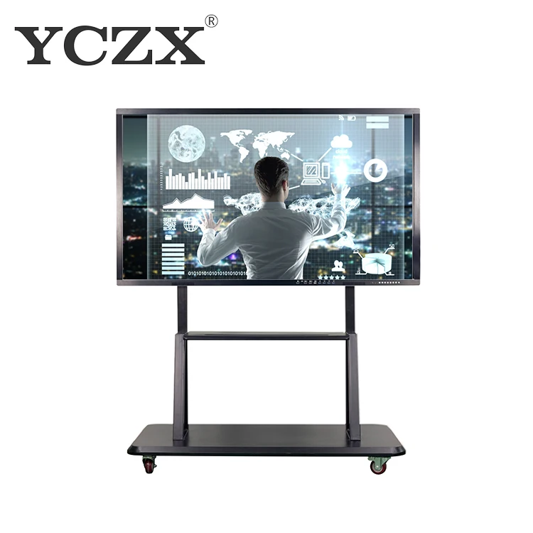 65-Inch 4K Full HD LCD Interactive Smart Board Touch Whiteboard in White Genre Interactive Interactive Boards