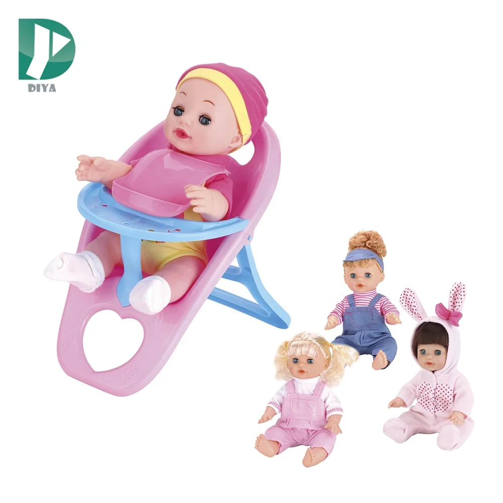 14 inch drinking boy girl baby pee doll 12 IC sounds newborn baby doll with baby dining chair