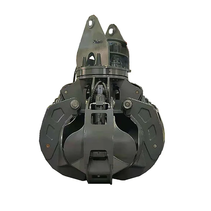 High quality 5-50 ton excavator Orange peel grapple for loading scraps