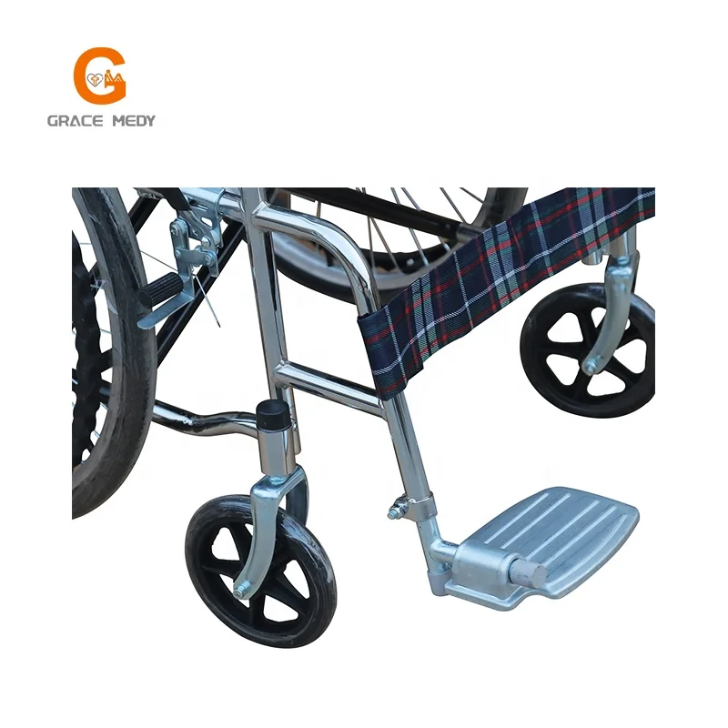 Wheel Chair Wheels Attachments Active Light Weight Manual Folding Hospital Wheelchair for The Disabled in Kuwait