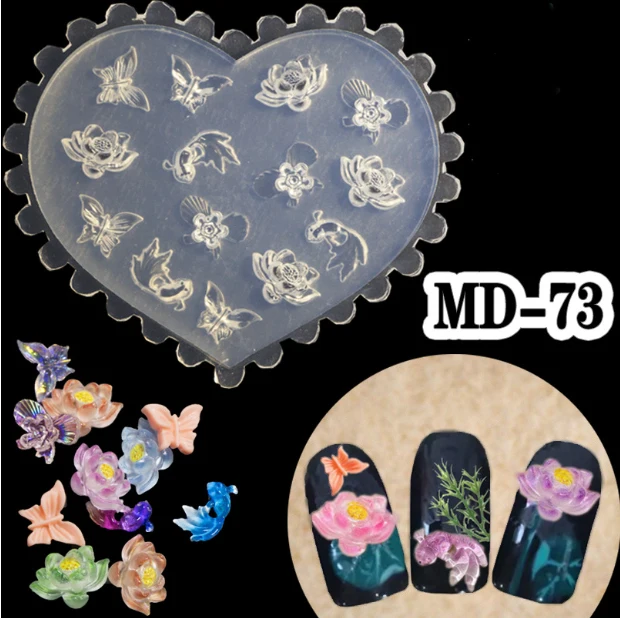 MD001-MD112 силиконовая форма для ногтей