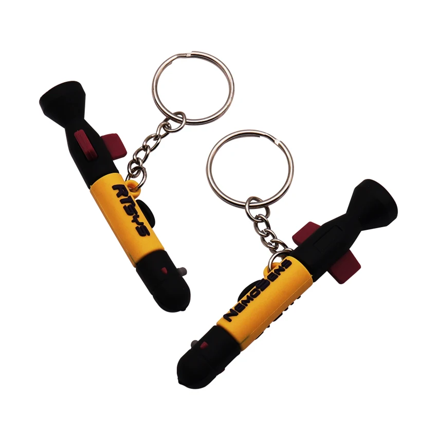 Wholesale Designer Promotional Personalized Silicone Anime Keychain Pvc Charms Custom Logo Keyring Rubber Key Chain