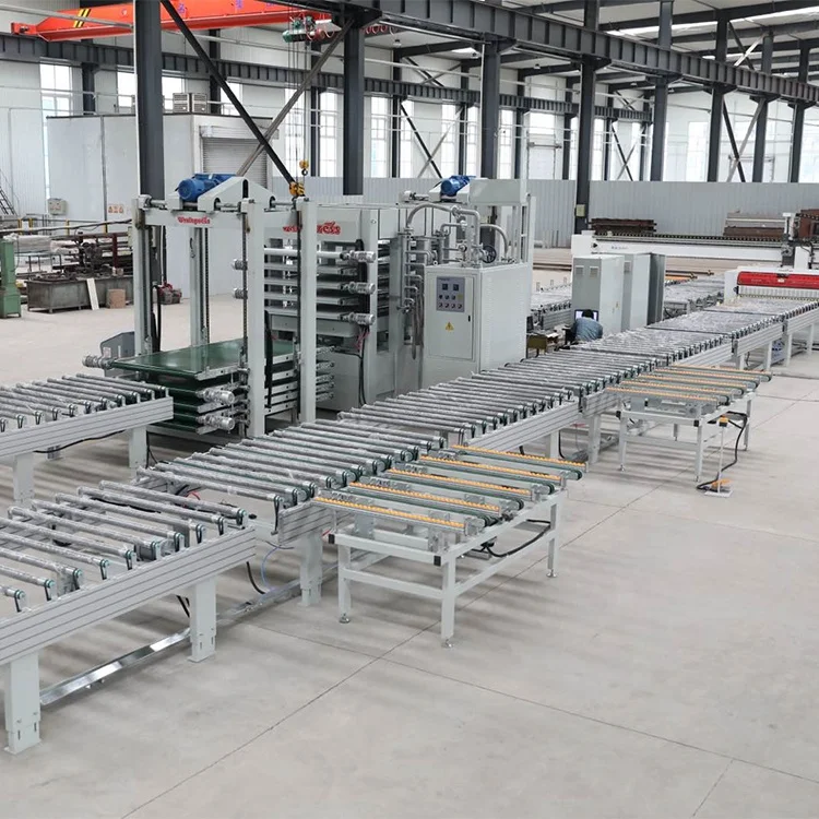 wooden door hot press production line