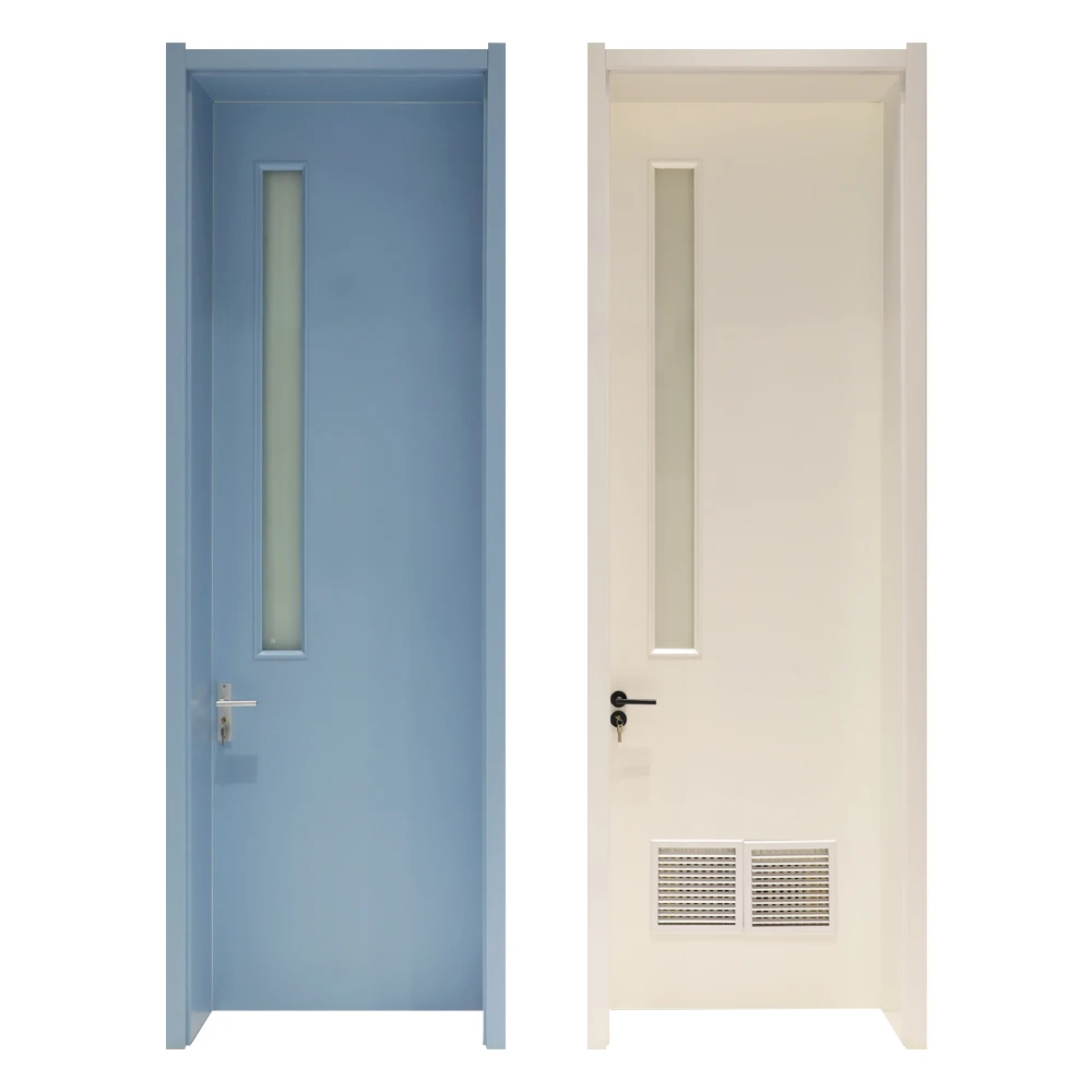 Factory Painting Interior Wood Plastic Composite Dubai Wpc Door Competitive Price Panel Polymer Wpc Door