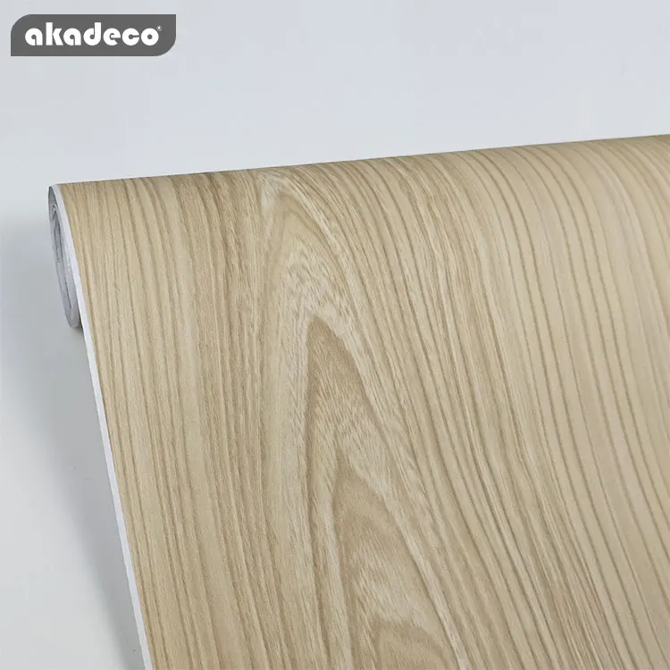 hot selling akadeco pvc wooden grain wall sticker for home decoration