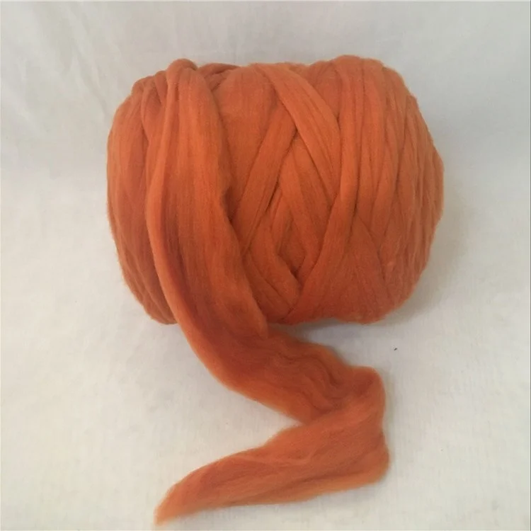 Super Chunky 70% Wool Blend 30% Acrylic Hand Knitting Yarn