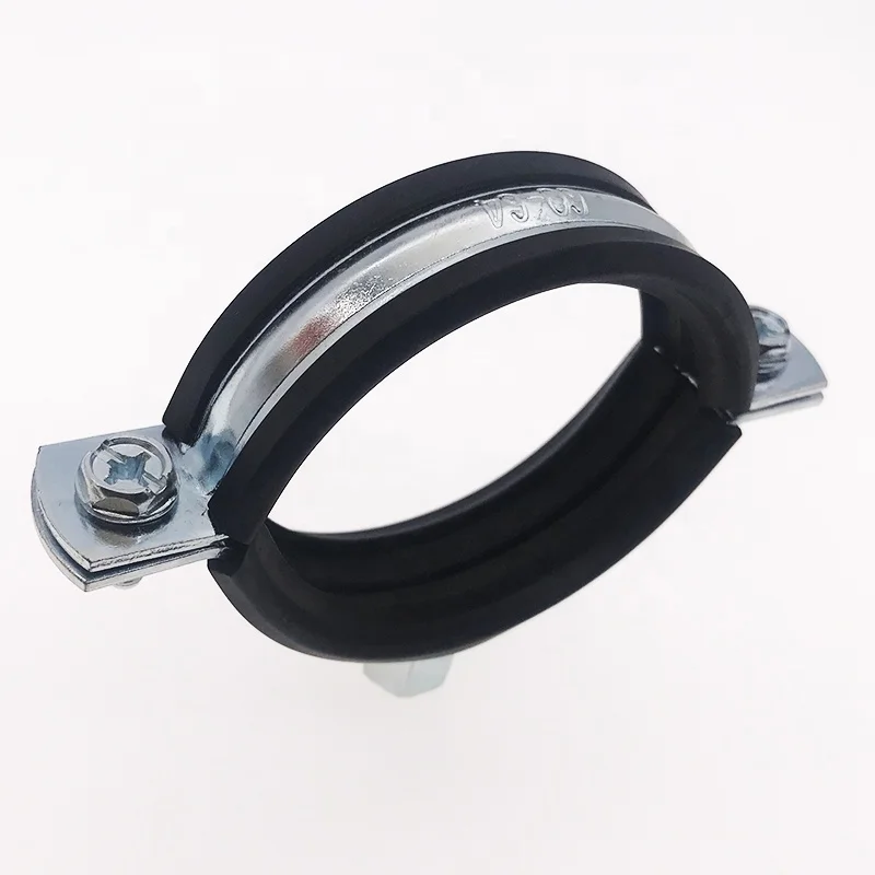 Pipe Clamp Bracket Steel M10 Zinc Plated exhaust pipe clamp quick release pipe clamps