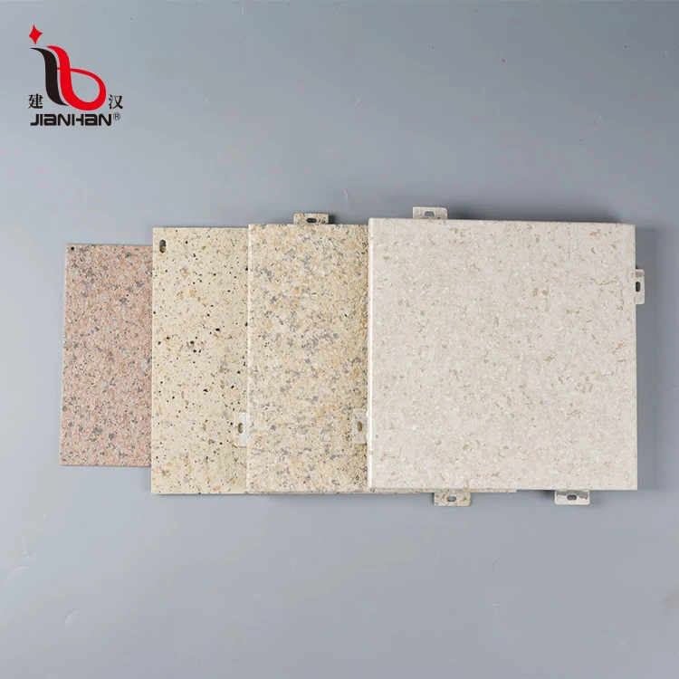 
customized square building look like stone exterior curtain wall panel aluminum veneer 