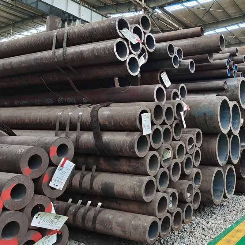 China factory building construction C45 CS Sch40 ASTM A103 black seamless steel pipe
