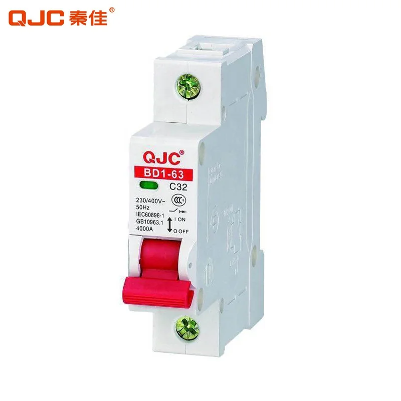  QJC поставить BD1-63 50 Гц 230/400V однополюсный 32A Автоматический выключатель