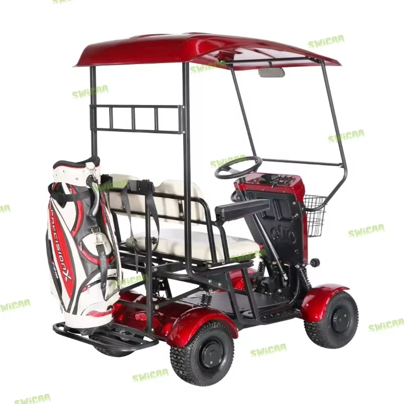 Ready to Ship 4*4 Electric Golf Cart 60V/30A Lithium Battery 4WD Off Road Buggy 2 Seater Golf Cart for Factory Direct Sale