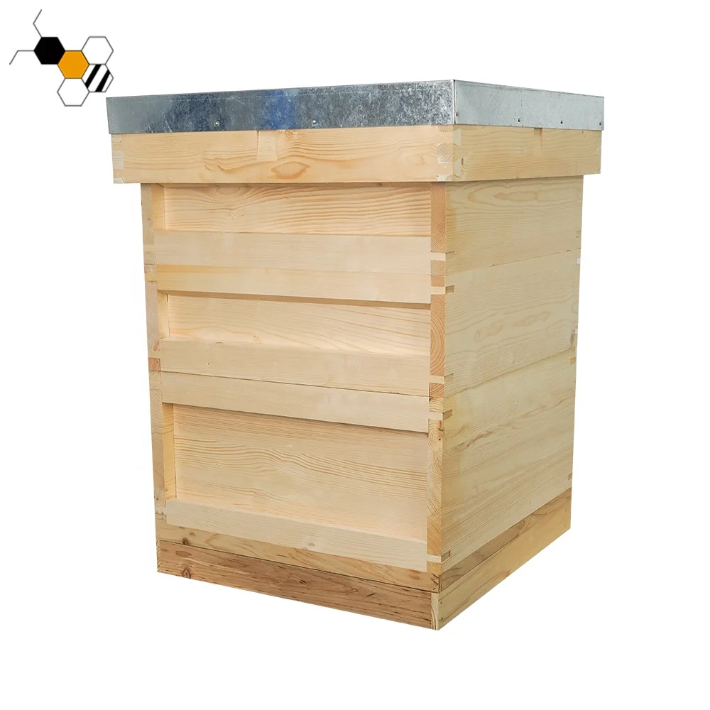 Complete Beehive Kit Cadet National Cedar Wood 3 Layer Beehives Bee Hive British Standard