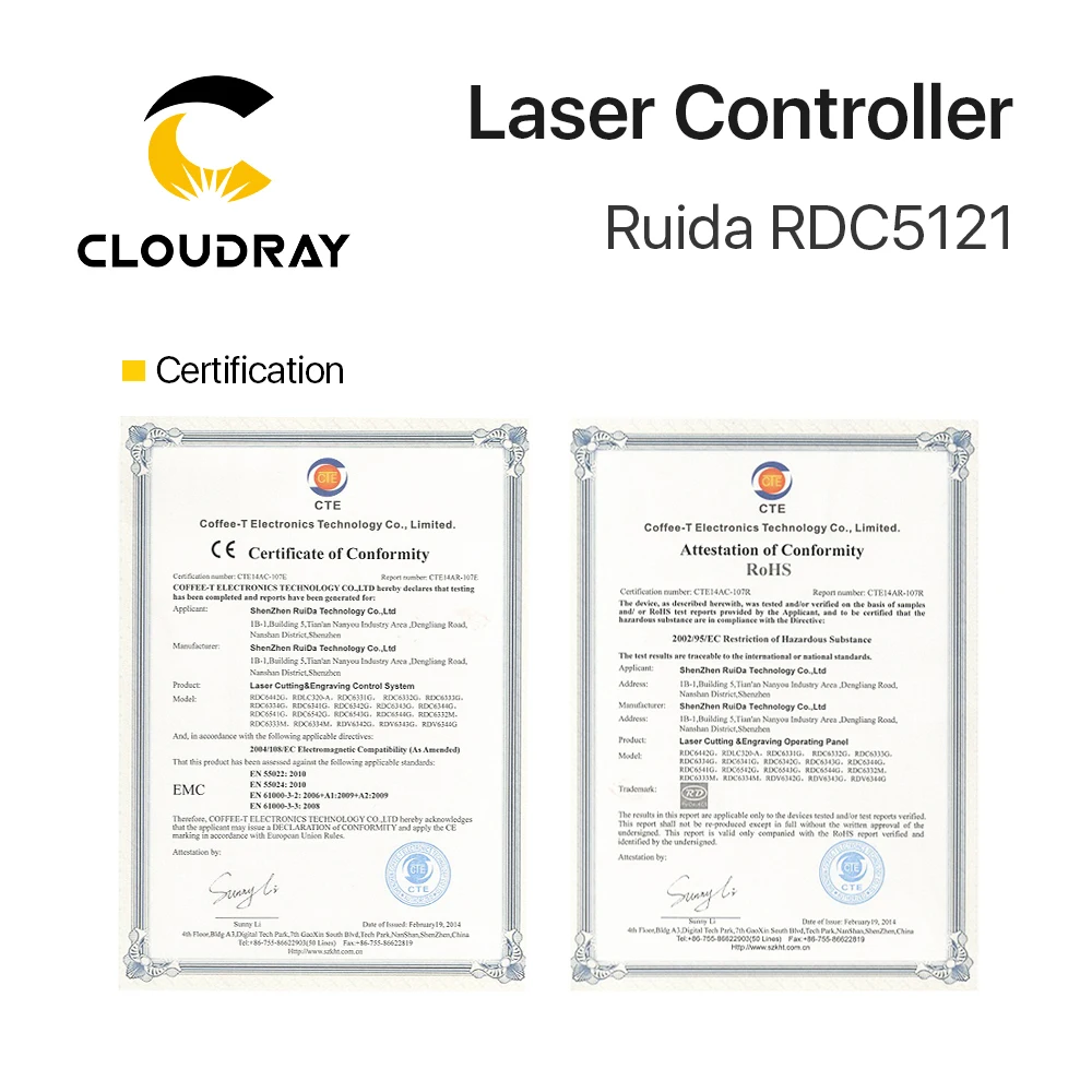 Laser Controller RDC5121 For CO2 Laser Machine
