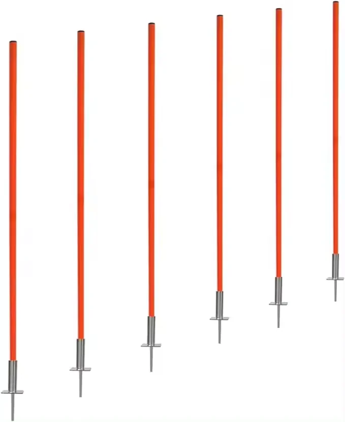 Soccer Training Equipment Agility Salom Poles Set Football Agility Training Poles