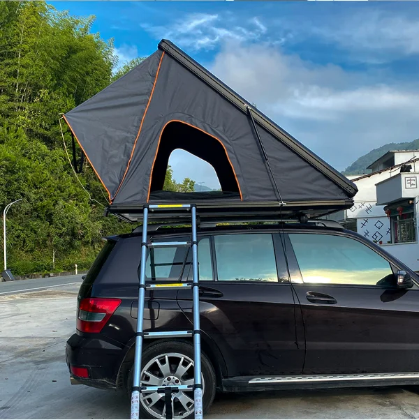CLM High Quality The Roof Of The Car Roof Top Tent Hard Shell For Camping Waterproof