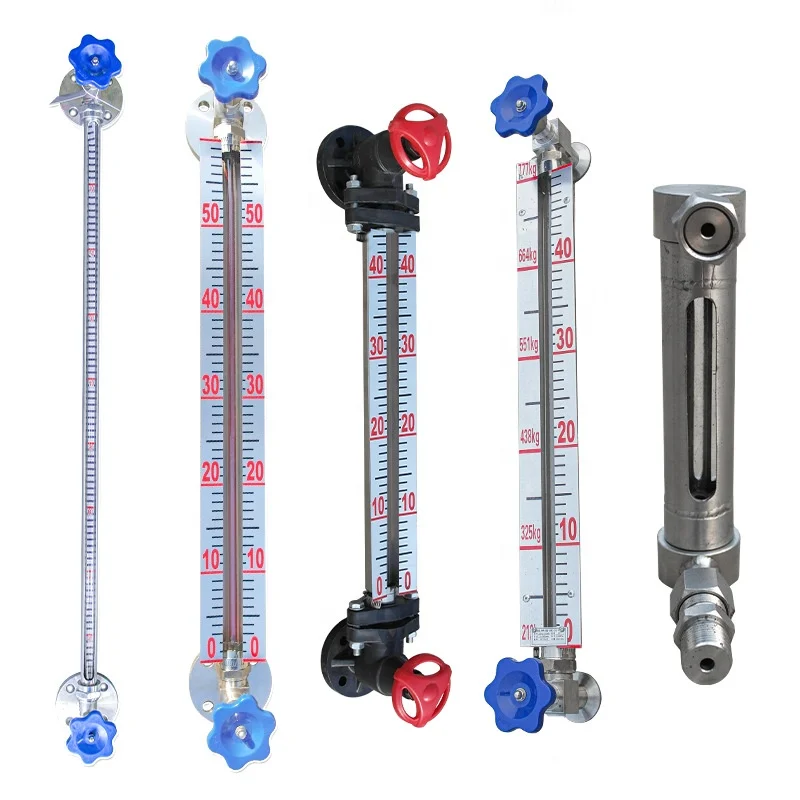 Boiler Oil Tank Mechanical Float Water Level Meter Sensor Indicator Magnetic Flap Level Gauge Manual Valve Safety 1 PCS CN;CHO